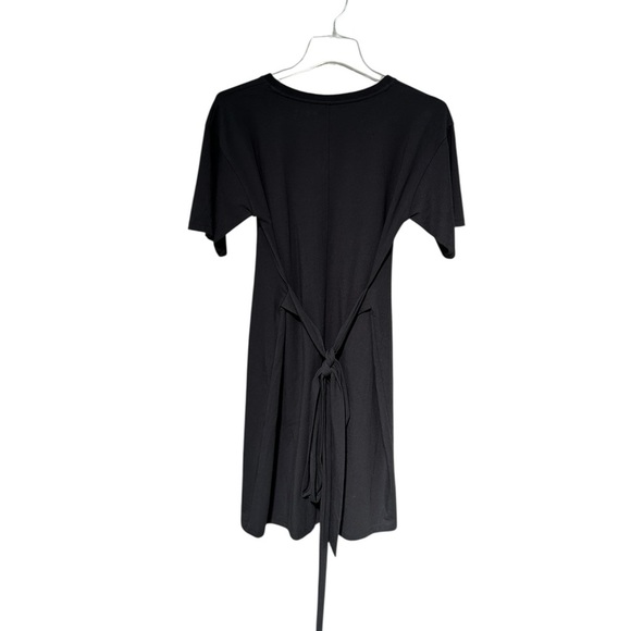 ABLE Universal T-Shirt Dress Black Adjustable Tie Waist, Size Small - Picture 4 of 8